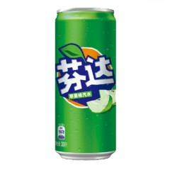 芬达碳酸饮料橙味汽水330ml 高罐