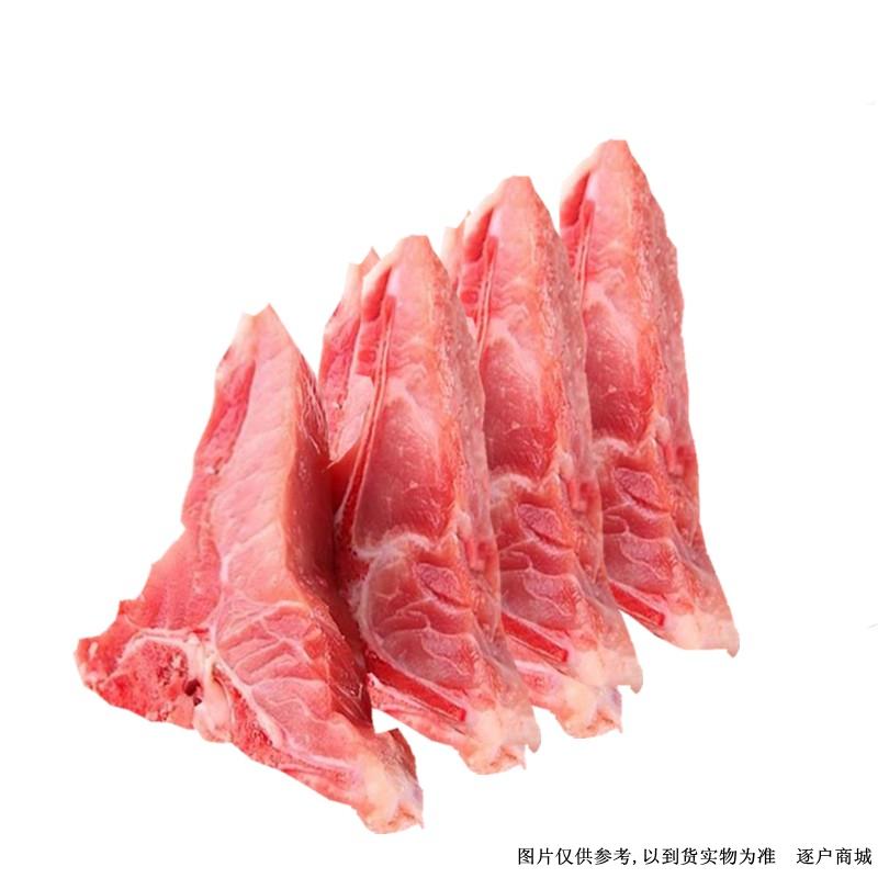 冷冻淘选冷鲜带肉猪脊骨500g±30g