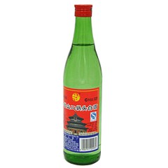 56度简装绿瓶牛栏山二锅头酒 500ml