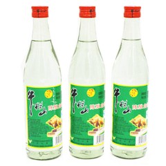 42度白瓶绿标牛栏山二锅头陈酿500ml