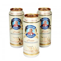 罐装德国爱仕堡骑士（白啤）啤酒 整箱 500mlX24罐