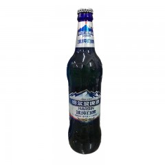 哈尔滨冰纯白啤500ml* 12瓶/箱