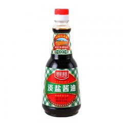 厨邦淡盐酱油410ml