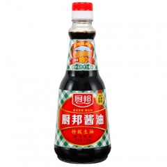 厨邦酱油特级生抽410ml