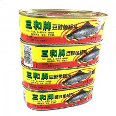 三和豆豉鱼罐头184g*4罐