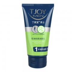 丁家宜男士控油抗痘洁面乳120g