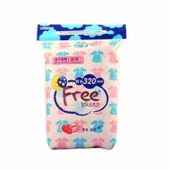 Free特长320mm丝薄绵柔4片夜用T34卫生巾