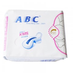 ABC纤薄棉柔夜用 8片K12卫生巾