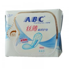 ABC 丝薄护垫22片 K21卫生巾